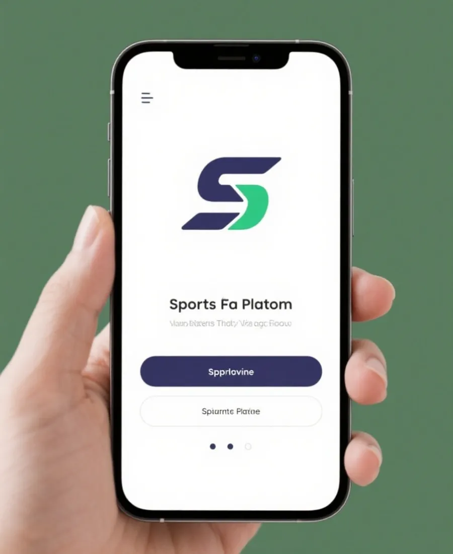 虚拟体育APP安装与项目选择示意图